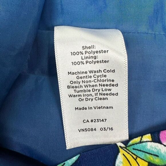 Talbots Floral Drawstring Skirt size 10 - Picture 6 of 6